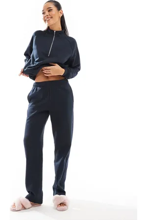 Pieces® Sweat jogger co-ord with tie waist in dark
