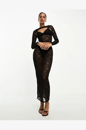 ASOS Co-ord lace midi skirt in