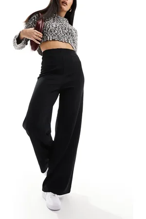 River Island Wide leg trouser with stitch detail in