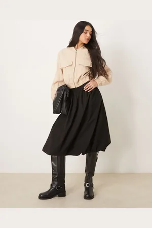 ASOS Puff ball midi skirt in