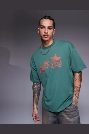 ASOS Oversized t-shirt with text graphic in