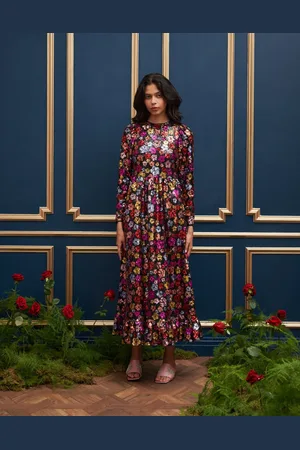 Sister Jane Dream long sleeve embellished maxi dress in -colour