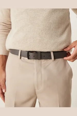 Calvin Klein 35MM leather grain belt in
