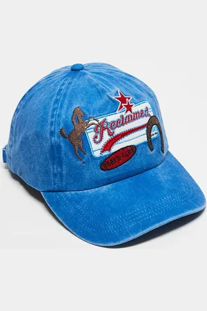 Reclaimed Unisex western rodeo badge cap in washed