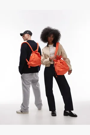 Ölend Ona soft nylon multiwear crossbody bag in coral