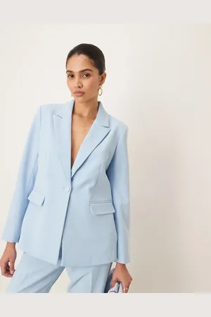 Y.A.S Oversized tailored blazer co-ord in sky