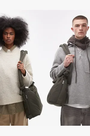 Ölend Ona soft nylon multiwear crossbody bag in khaki