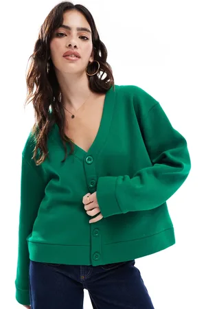 ASOS Sweat cardigan in bright