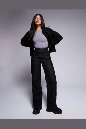 ASOS Studded dad jean in