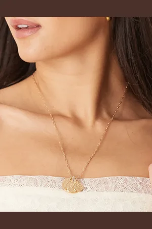 ASOS Necklace with coin pendants in tone