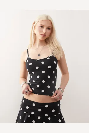 COLLUSION Polka dot cami in