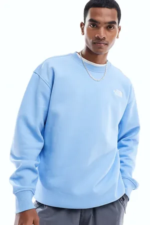 The North Face Essential oversized fleece sweatshirt in pale Exclusive at ASOS