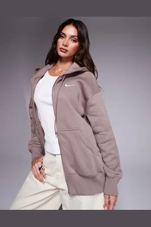 Nike Phoenix Fleece oversized full zip hoodie in
