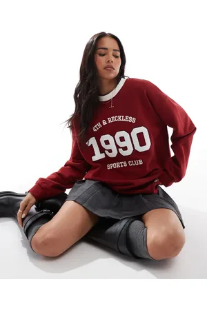 4th & Reckless Boucle 1990 logo sweatshirt in