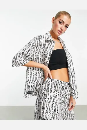 ASOS Shirt in monogram logo print