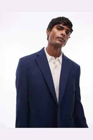 Topman Deconstructed oversized suit jacket in