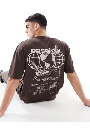 ASOS Oversized t-shirt with back print in