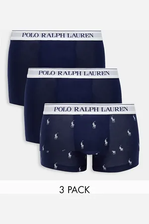 Ralph Lauren 3 pack trunks in with all over pony logo