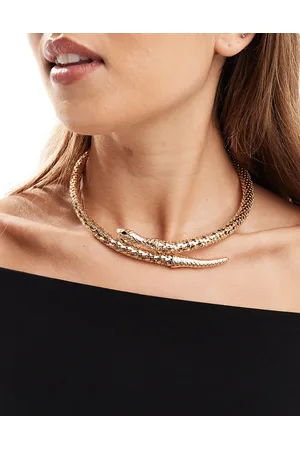 ASOS Torque choker with snake design in tone