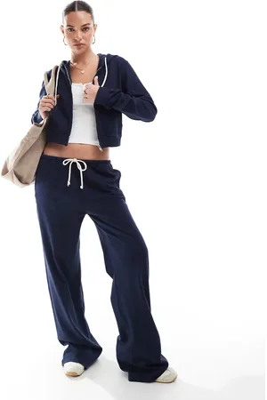 Pull&Bear Wide leg jogger co-ord in