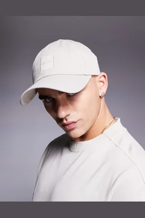 HUGO BOSS Boss Derrel tonal logo baseball cap in light beige
