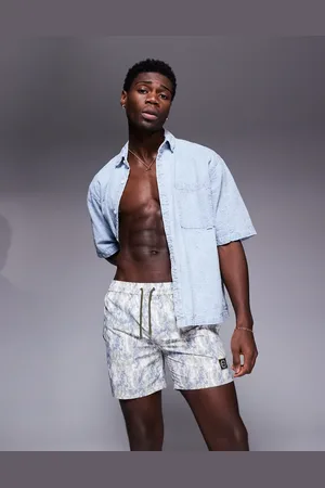 Marshall Artist Faded camo print swimshorts in multi