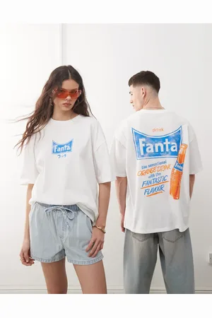 ASOS Unisex oversized license t-shirt with Fanta prints in