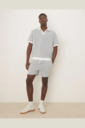 ASOS Co-ord crotchet stripe shorts in in textured stripe