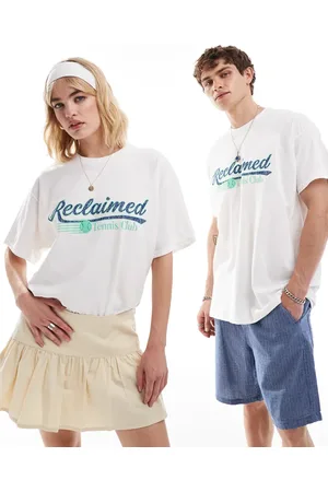 Reclaimed Unisex oversized t-shirt with tennis club print in