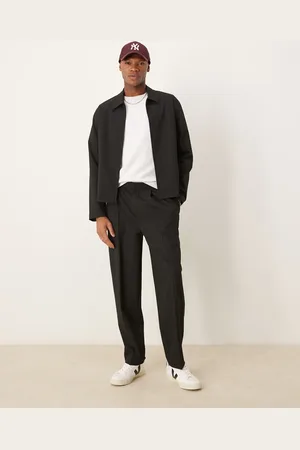 ASOS Smart co-ord wide leg trousers in pinstripe