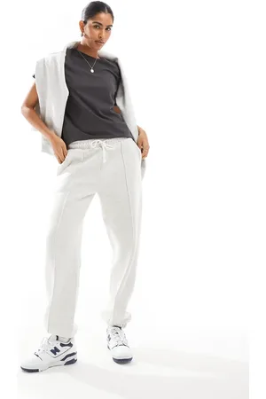 Stradivarius Brushed seam front jogger in