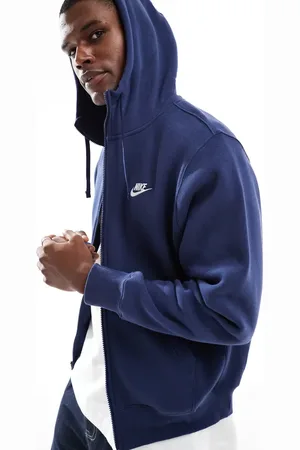 Nike Club full zip fleece hoodie in