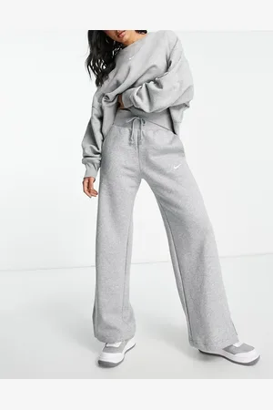 Nike Phoenix Fleece high waisted wide leg joggers in