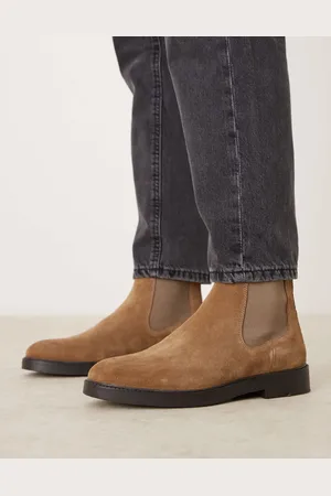 ASOS Chelsea boots in tan suede