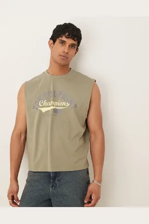 ASOS Boxy oversized tank in light
