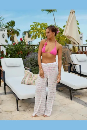South Beach X Misha Grimes rainbow sequin beach trouser in
