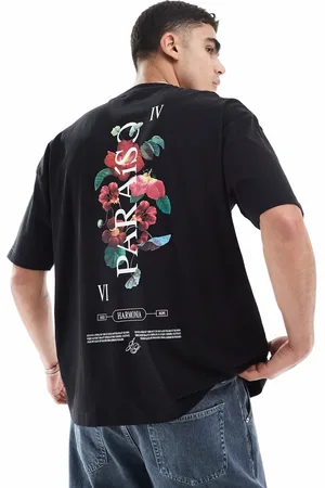 ASOS Oversized t-shirt with floral graphic in