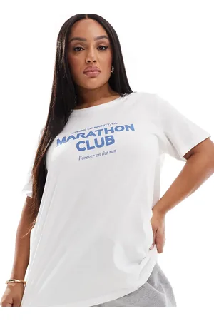 ONLY Marathon Club print t-shirt in