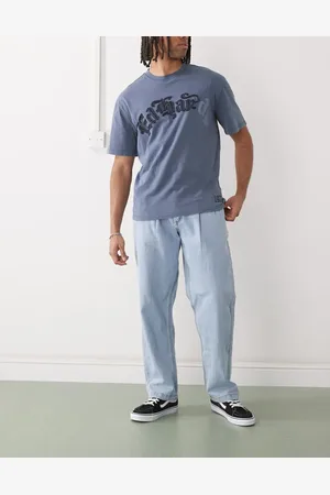 Vans Authentic palmhill loose fit tapered denim jeans in faded