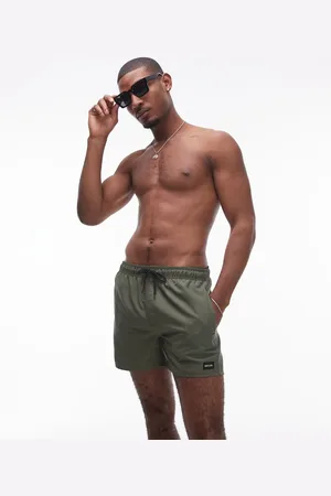 Rip Curl Offset volley swim short in olive