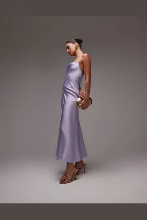 & OTHER STORIES Maxi cami slip dress with low back in lilac