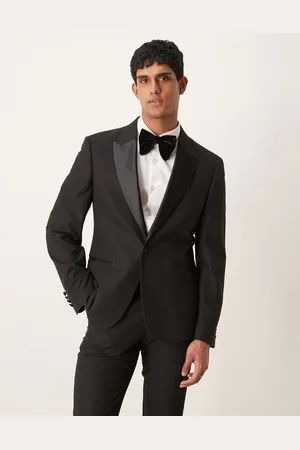 ASOS Slim fit tuxedo jacket in