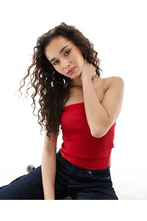 JJXX Ribbed bandau top in