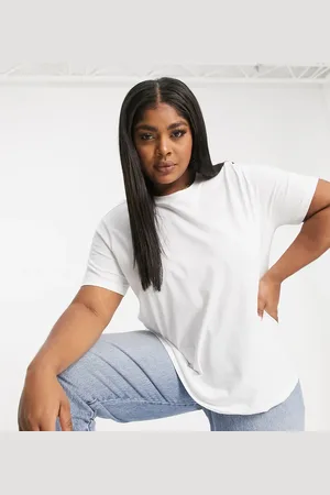 ASOS ASOS DESIGN Curve ultimate cotton t-shirt with crew neck in