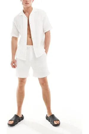 Pull&Bear Textured short co-ord in
