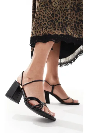 SEQWL Anise strappy block heeled sandals in
