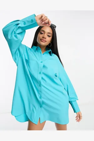 Threadbare Sheila mini shirt dress in