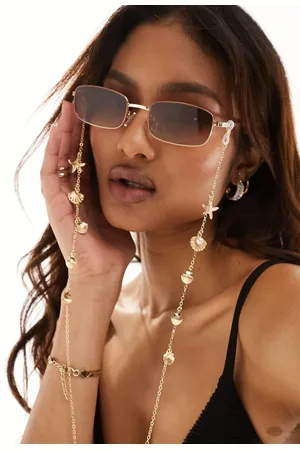 South Beach Seashell and starfish embellished sunglasses chain