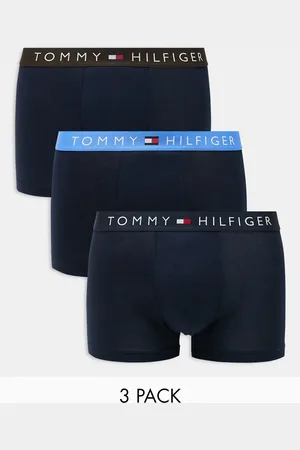 Tommy Hilfiger Original 3 pack trunk with coloured waistband in