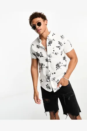 Hollister Floral print short sleeve shirt in